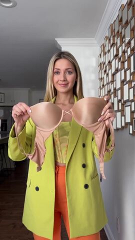 this little hack gives your breasts a boost and makes them look bigger, Bra