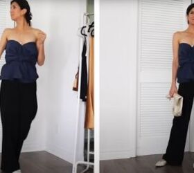 how to style a button up shirt, Bustier silhouette