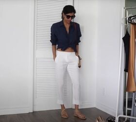 how to style a button up shirt, High contrast two