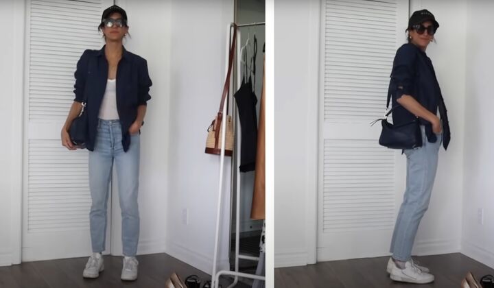 how to style a button up shirt, Casual and tonal