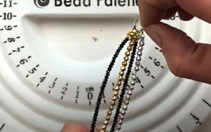 how to make a multi strand bracelet, Adding jump rings