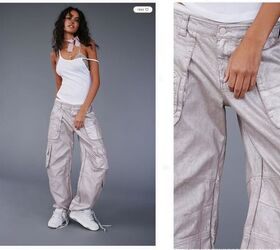 How to DIY Free Peopleinspired Glitter Cargo Pants Upstyle