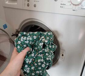 dryer sponge hack, Doing laundry