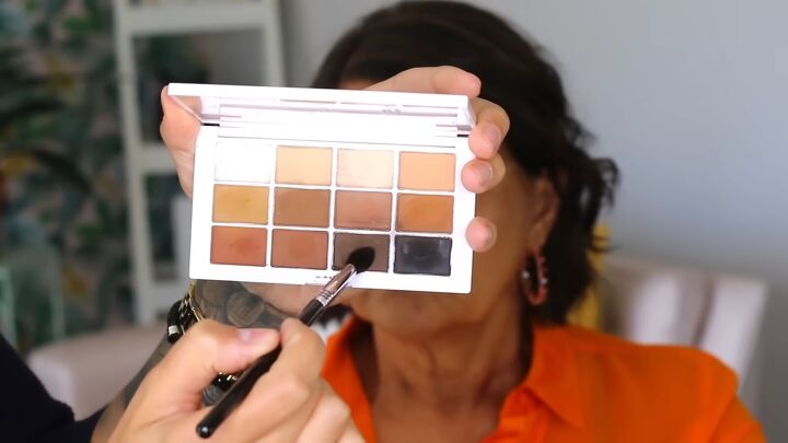 makeup tutorial for mature skin, Brown shade
