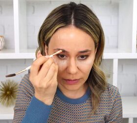 easy makeup routine, Filling in brows