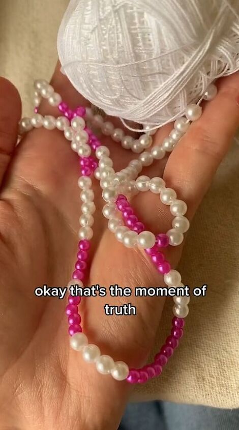 breaking down how to crochet with beads, Bead chain