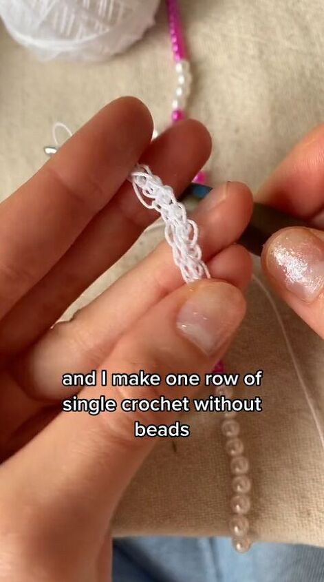 breaking down how to crochet with beads, Crocheting