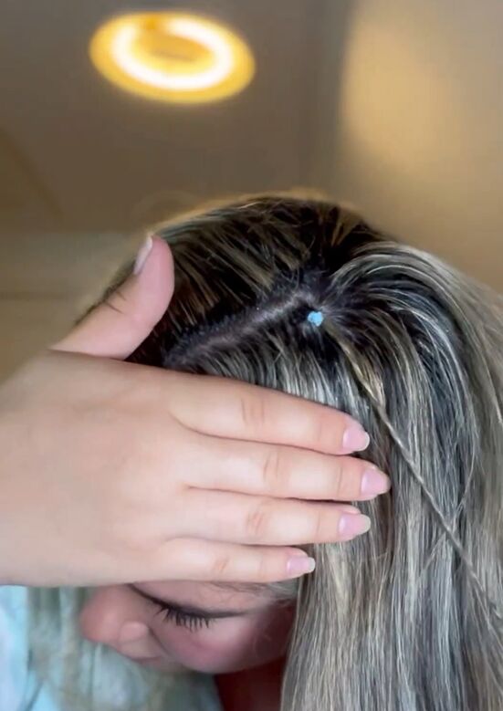 how to wrap your hair tutorial, Tying braid