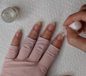 how to do gel manicure at home, Applying nail dehydrator