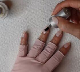 how to do gel manicure at home, Applying top coat