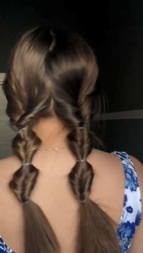 do this instead of double braids, Cute topsy tail braids