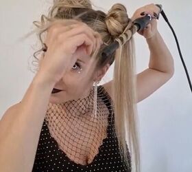 do this to make your space buns edgy, Curling