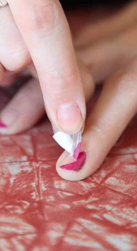 the shocking way a band aid can help with your manicure, Peeling Band Aid off