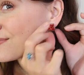 hot glue and mold is the easiest diy you need to try, Trying DIY earrings on