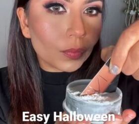 Quick And Easy Spider Web Makeup For Halloween Upstyle   Spider Web Makeup 