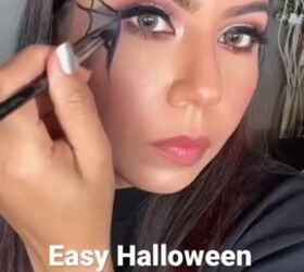 Quick and Easy Spider Web Makeup for Halloween