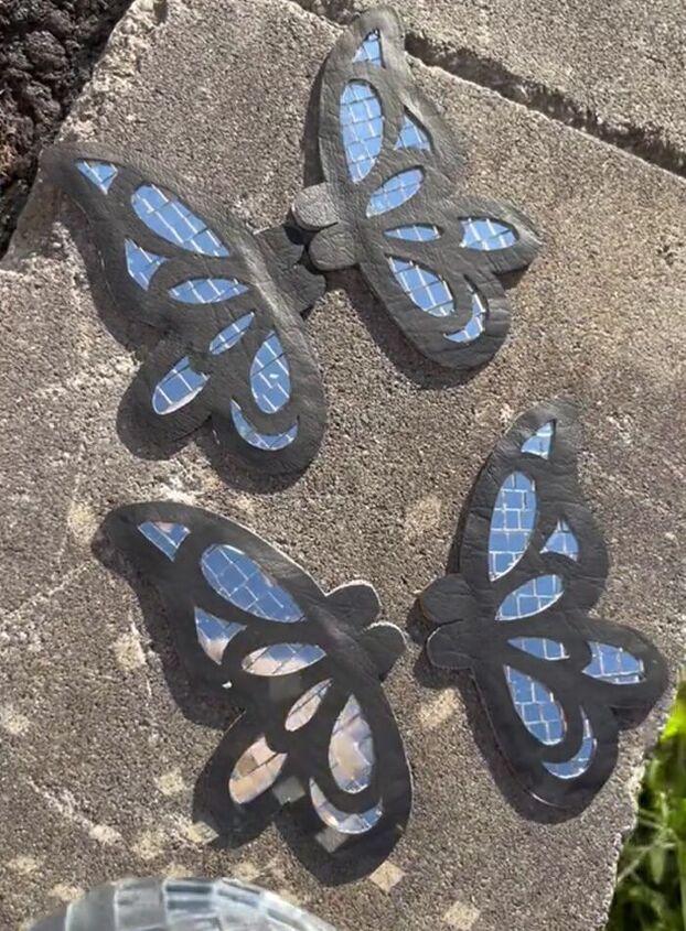 diy disco butterfly wings to add to your heels, DIY disco butterfly wings