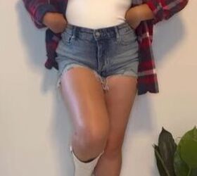 3 ways to style a classic white bodysuit and your fave denim shorts, Country cowgirl outfit
