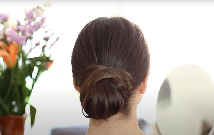 Loop Bun 3 Easy Sleek Low Bun Hairstyles | Upstyle