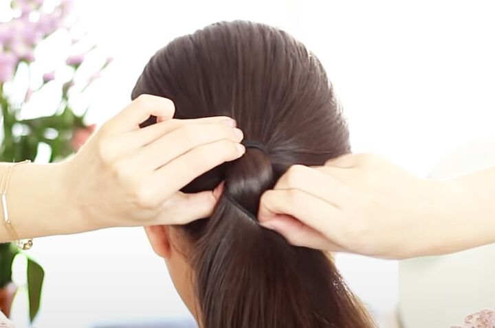 Loop Bun 3 Easy Sleek Low Bun Hairstyles | Upstyle