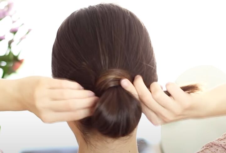 Loop Bun 3 Easy Sleek Low Bun Hairstyles | Upstyle