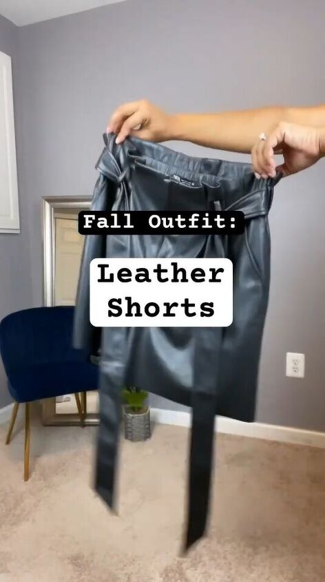 how to style leather shorts, How to style leather shorts