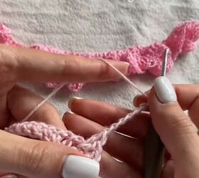 an easy tutorial on how to crochet ruffles, Crocheting