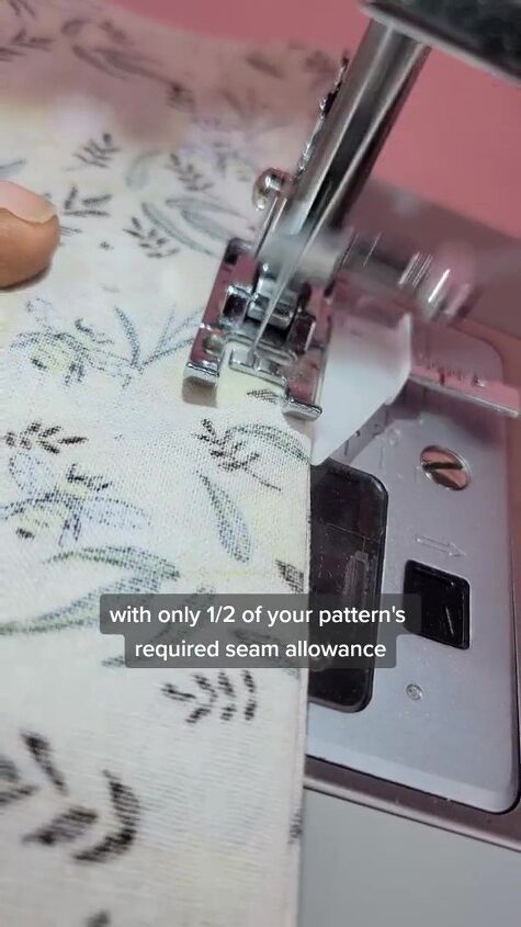 how to sew a french seam, Sewing second seam