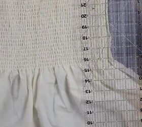 the world s easiest 1 seam dress to make, Measuring