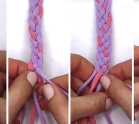 flat braid, How to braid