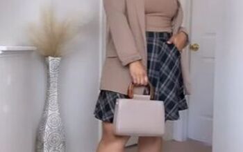 How to Style a Plaid Skirt: Cute Fall Outfit Idea