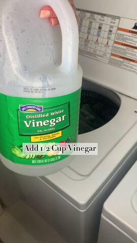 keep your clothes smelling cleaner and feeling softer, Adding vinegar