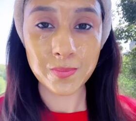 best natural way to get rid of facial hairs, Applying DIY mask to skin