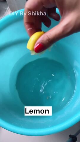 easy 2 step pedicure at home, Adding lemon