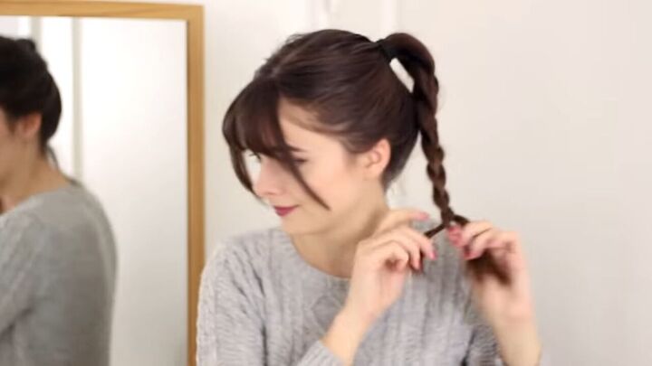 cute fall hairstyles, Style 4 The braided bun
