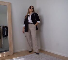 how to style a white shirt, Office chic look