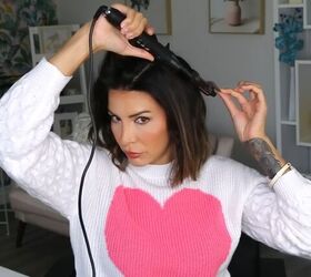 how to wave a bob with a flat iron, Curling hair