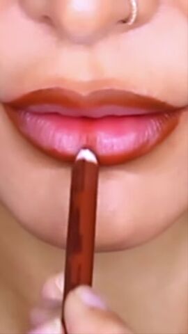 Fall Lip Designs Cute and Easy Fall Lip Color Tutorial | Upstyle
