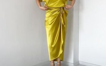 Incredible Gold DIY Metallic Dress Tutorial