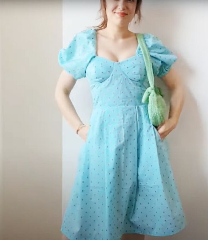 bustier dress pattern, DIY bustier dress