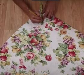 diy plaid skirt, Marking fabric