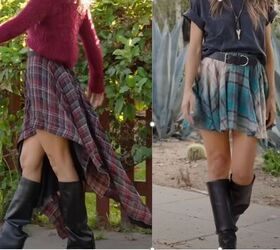 How to DIY a Cute and Easy Plaid Skirt for Fall