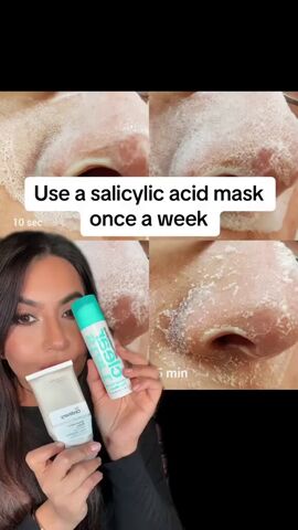 skincare hacks, DO Use a salicylic acid mask once a week