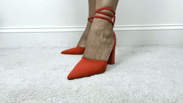 how to style red boots, Red heels