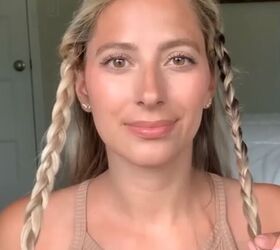 She makes 3 braids like this for this jaw-dropping updo