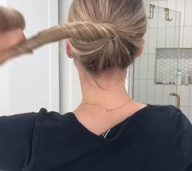 The 1-minute easy updo for all those thin-haired girlies out there