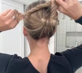 fine hair quick and easy updos for thin hair, Wrapping hair