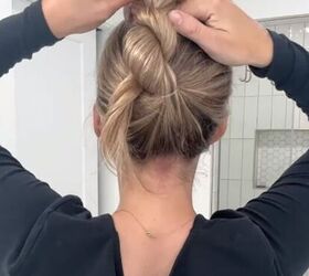 fine hair quick and easy updos for thin hair, Twisting hair