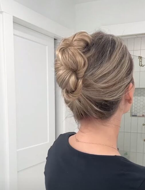 fine hair quick and easy updos for thin hair, Quick and easy updo for thin hair