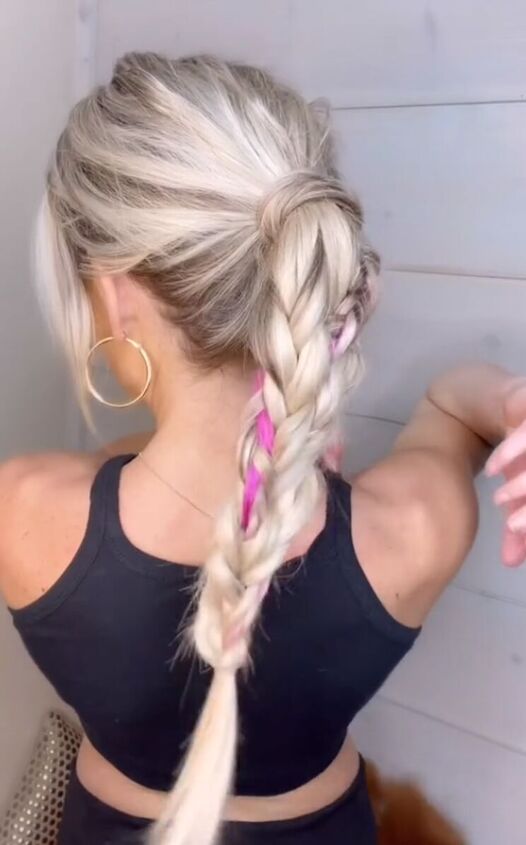 do this to make your braid look thicker, Combining braids
